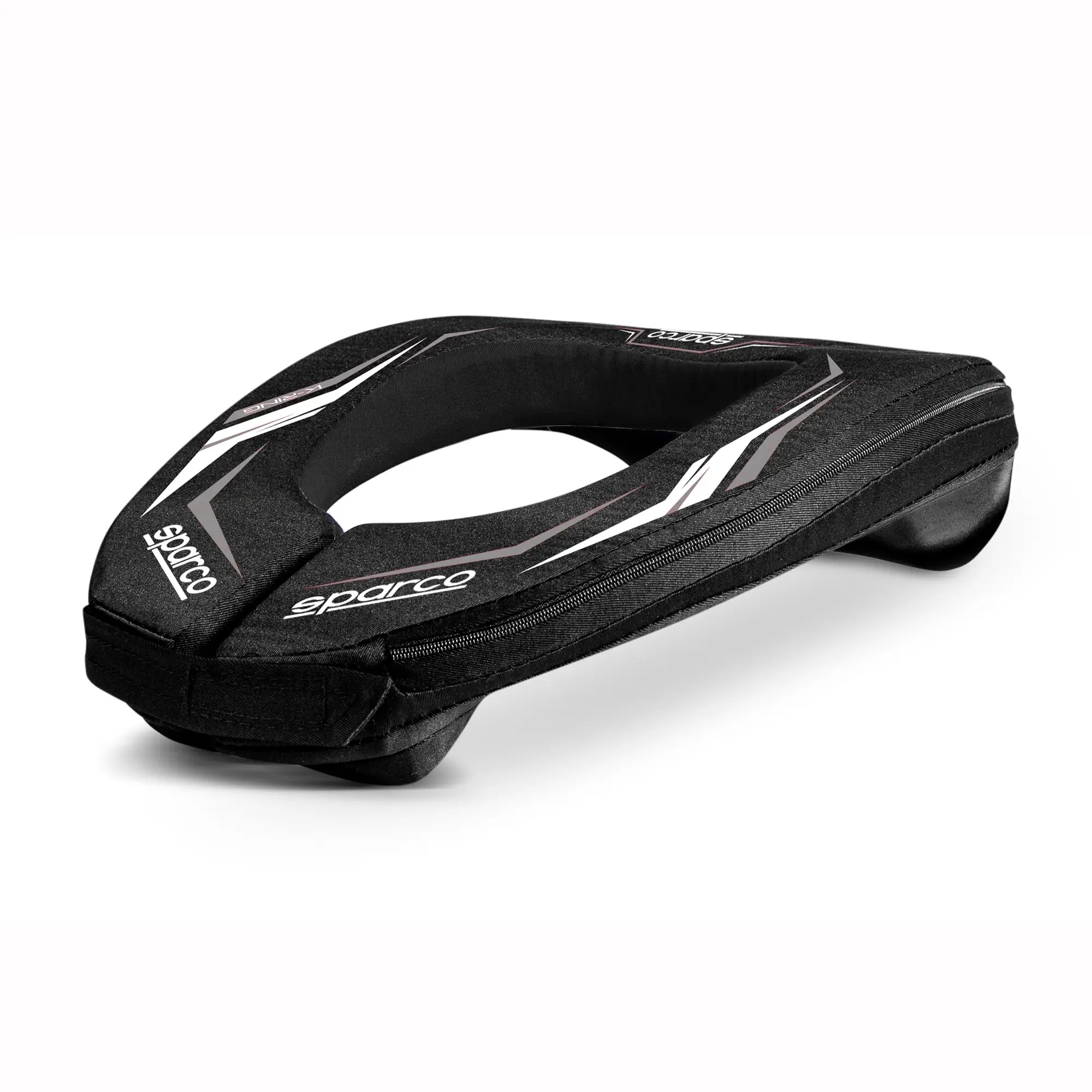 Nakkekrave Sparco K-Ring Sort/Hvid
