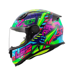 Juniorhjälm LS2 FF812 Kid Svent Blå/Grön